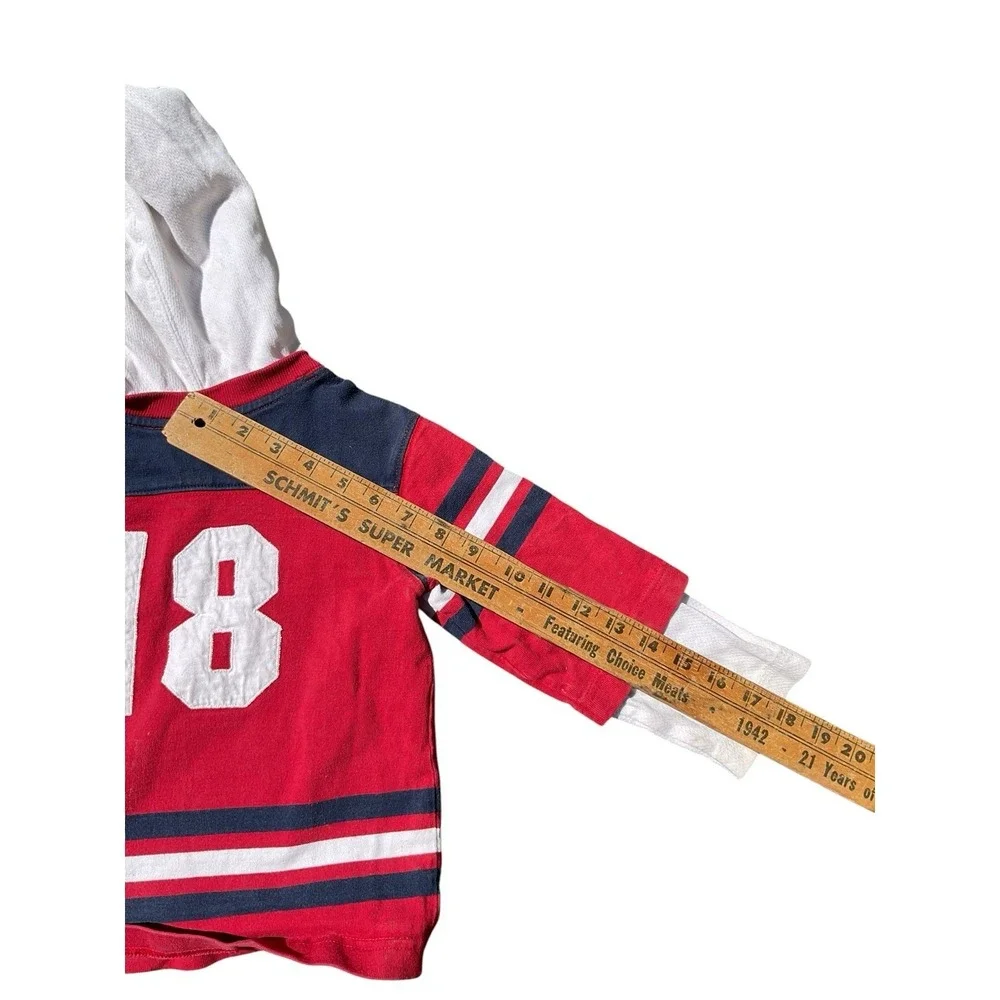 VTG OshKosh B'Gosh‎ Hoodie Red Gray 4|4T